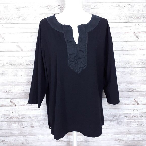 Lauren Ralph Lauren Tops - Ralph Lauren Womens Top 3X Black 490A